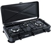 Promis Kg300c Cocina De Gas De 3 Quemadores, Negra