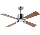Ventilador De Techo Casafan Eco Neo Iii 103cm 948101 / Motor Cromo Brillante Dc