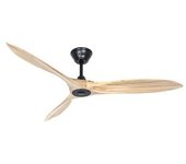 Ventilador De Techo Casafan Eco Airscrew 315247 152cm Motor Negro Dc / Aspas Madera
