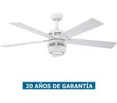 Ventilador De Techo Con Luz Casafan 513219 Alu 132cm Blanco