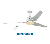 Ventilador De Techo Con Luz Casafan 516086 Eco Aviatos 162cm Blanco/ Blanco We-we