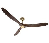Ventilador De Techo Casafan Eco Genuino 318021 / 180cm / Motor Latón / Aspas Madera