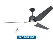 Ventilador De Techo Con Luz Casafan 516098 Eco Aviatos 162cm Gris Basalto/ Gris Basalto