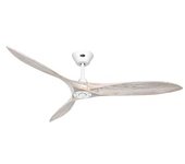 Ventilador De Techo Casafan Eco Airscrew 315248 152cm Motor Blanco Dc / Aspas Madera