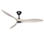 Ventilador De Techo Casafan Eco Airscrew 315244 152cm Motor Negro Dc / Aspas Madera