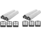Repuesto De 2 Cepillos Giratorios Y Filtro Hepa Compatibles Con Aspiradoras En Seco Y Húmedo H11/h11 Max.
