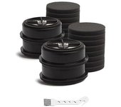 Kit De Filtro Hepa De Repuesto Y Filtro De Espuma. Compatible Con Aspiradoras F44. Comparable Con El Paquete 304019001.