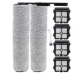 Filtro Hepa De Repuesto Y Cepillo Compatibles Con La Aspiradora Inalámbrica Floor One S5