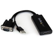 Startech.com Adaptador Vga A Hdmi Con Audio Y Alimentación Usb - Conversor Vga A Hdmi Por