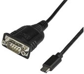 Startech.com Adaptador Conversor Usb Tipo C A Serie Db9 Rs232 Con Retención De Puertos Co