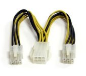 Startech.com Cable Divisor De Alimentación Para Pci Express De 6 Pulgadas
