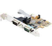 Startech.com Tarjeta Pci Express Serie De 2 Puertos, Tarjeta De Interfaz Pcie A Serie Rs232 (db9), Tarjeta Serial, Uart 16c1050, Perfil Bajo Y