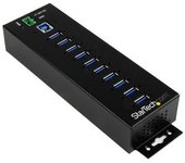 Hub Concentrador Ladrón Usb 3.0 De 10 Puertos Con Adaptador