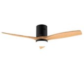 Ventilador De Techo Con Luz Energysilence Aero 5600 Aqua Black&whitewood Connected Cecotec