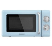 Microondas Con Grill Cecotec Proclean 3110 Retro 700w 20l Diseño Vintage Azul