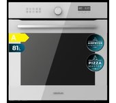 Horno Integrable Airfryer Glass White De 81l De Capacidad, 11 Funciones Con Airfryer Master, Pizza Master, Steam Asisst, Steam E