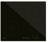 Placa Vitrocerámica Cecotec Bolero Squad V 4001 4 Fuegos 9 Niveles 6000w Negro 58 Cm