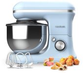 Batidora Amasadora Cecomixer Merengue 5l 1200 Blue. 1200 W En 6 Niveles, 5 Funciones, Movimiento Planetario, Diseño Elegante, Bol De Acero De 5 L Y