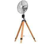 Ventilador Trípode Energysilence 1600 Woody Smart. 50w, 4 Aspas De 16 Pulgadas, 40 Cm Diámetro, Motor De Cobre, 3 Velocidades, Altura Ajustable 130 Cm