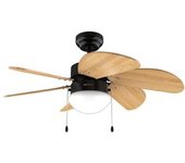 Ventilador De Techo Con Luz Energysilence Aero 360 Black&wood Cecotec