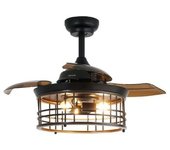 Ventilador De Techo Con Luz Energysilence Aero 3600 Invisible Metallic Style