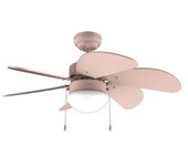 Ventilador De Techo Con Luz Energysilence Aero 3600 Vision Full Pink Cecotec