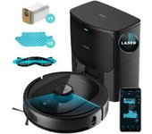 Robot Aspirador Conga 7490 Immortal Home X-treme, Láser, Base Autovaciado, 4 En 1: Barre, Aspira, Pasa La Mopa Y Friega, Control App, Cepillo