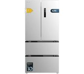 Cecotec Frigorífico Puerta Francesa Inox - 463l Bolero Coolmarket Fd 436 Inox E. Altura 183cm Y 836 Cm Ancho Bajo Consumo