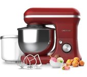 Batidora Amasadora Cecomixer Merengue 5l 1200 Ice-cream Red. 1200 W, 5 Funciones, Bol De Acero De 5 L Y Accesorios Para Batir Y Amasar, Incluye