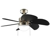 Ventilador De Techo Con Luz Energysilence Aero 365 Gold&wood Cecotec