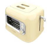 Tostador Cecotec Retrovision 700w Diseño Retro Con Ventana Amarillo
