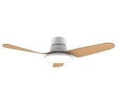 Ventilador De Techo Con Luz Energysilence Aero 5200 Light Whitewood Cecotec
