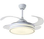 Ventilador De Techo Cocon Bel Air 72w 4 Aspas Retráctiles Blanco Ø108 Cm