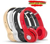 Auriculares Inalámbricos Bluetooth S-460 Gris Plata Microsd Radio Fm - 4 Horas----