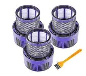 Paquete De 3 Filtros De Repuesto Compatibles Con Dyson V10 Cyclone, V10 Absolute, V10 Animal, V10 Total Clean, Sv12