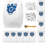 Bolsas De Repuesto Airclean Gn 3d Para Aspiradoras De Bote Miele De Las Series S2, S5, S8, Classic C1, Complete C2 Y Complete C3