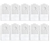 10 Bolsas De Polvo De Repuesto Para Vca-rdb95 Jet Bot+ Jet Bot Ai+ Robot Aspirador Estación De Limpieza Accesorio