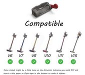 Reemplazo De Cabezal De Cepillo De Rodillo Suave Para Aspiradora V15 V11 V10 V7 Para Pisos De Madera Dura Con Luz Led