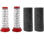 Filtro Principal Lavable + Inserto De Espuma Para Aspiradora Inalámbrica Bosch Athlet (2 Piezas)