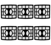 6 Uds Para Duoclean Nv800/nv800w/nv801/nv801q/nv803/uv810 Filtro Hepa Pieza De Aspiradora