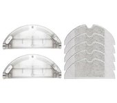 2 Tanques De Agua Y 5 Paños De Fregona Para El Robot Xiaomi Dreame F9