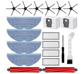 Juego De Accesorios Para Aspiradoras Robot S7 Pro Ultra/s7 Maxv Ultra, Bolsas Para El Polvo, Cepillo Principal Y Accesorios