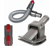 Broches De Inodoro Para Perro Compatibles Con El Aspirador Dyson V6 V7 V8 V10 V11, 3 Cepillos De Inodoro Con Tubo De Rallonge Y Adaptador