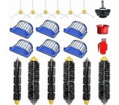 Kit De Accesorios Para Irobot Roomba Serie 600 671 692 694 697 698 650 651 660 690 Filtro De Cepillo De Escoba Repuestos