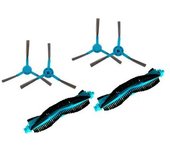 2x Compatible Con Cecotec Conga Robot Aspirador Accesorios Cepillos