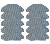 10pcs Mop Cloth Compatible With Tefal Rg6875 Robot Vacuum Cleaner Replacement