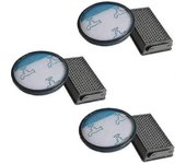 Juego De 3 Filtros Hepa Para Aspiradora Ciclónica Rowenta Ro3715 Ro3759 Ro3798 Compact Power