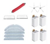 Para Mopa Roborock S7, Cepillo Lateral, Cepillo Principal, Filtro De Malla Y Bolsa Para Polvo
