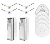 Compatible Con Robot Aspirador J4/j4 Lite, Accesorios De Repuesto, Cepillo Lateral Giratorio, Fregona, Repuesto Pa