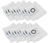 Pack Of 10 Replacement Vacuum Cleaner Bags For Ecovacs Deebot X1 Omni Turbo Robot Vacuum Cleaner